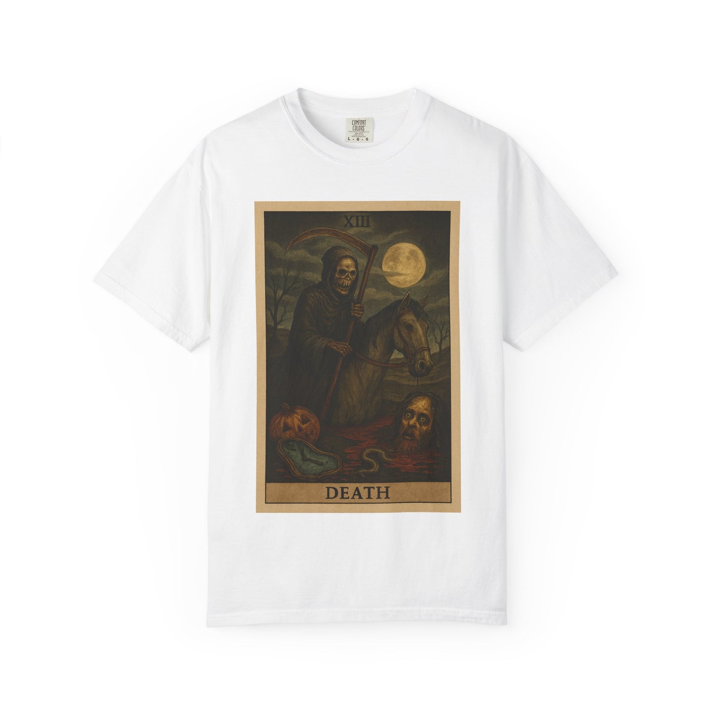 Death Tarot Card Graphic T-Shirt