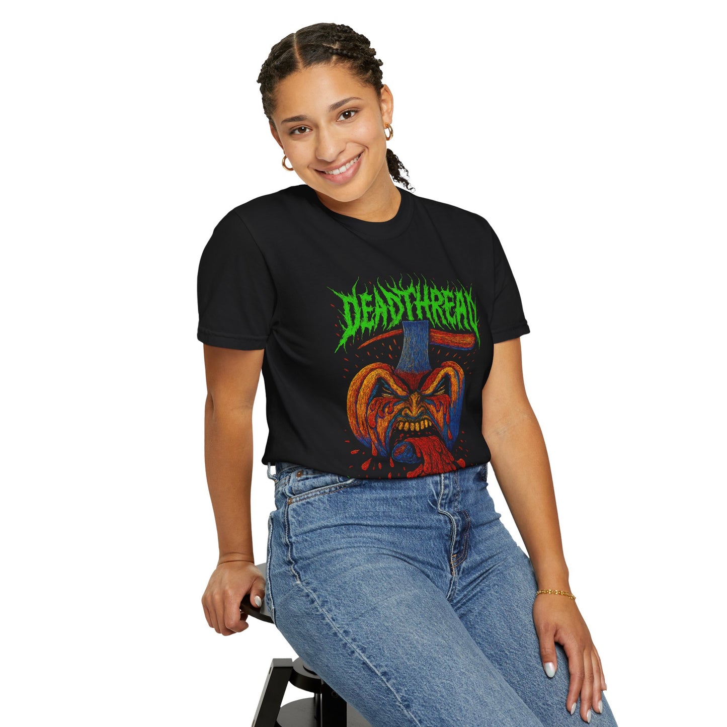 Hatchet Pumpkin Graphic T-Shirt