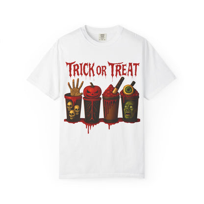 Black Trick or Treat Dark Humor T-shirt
