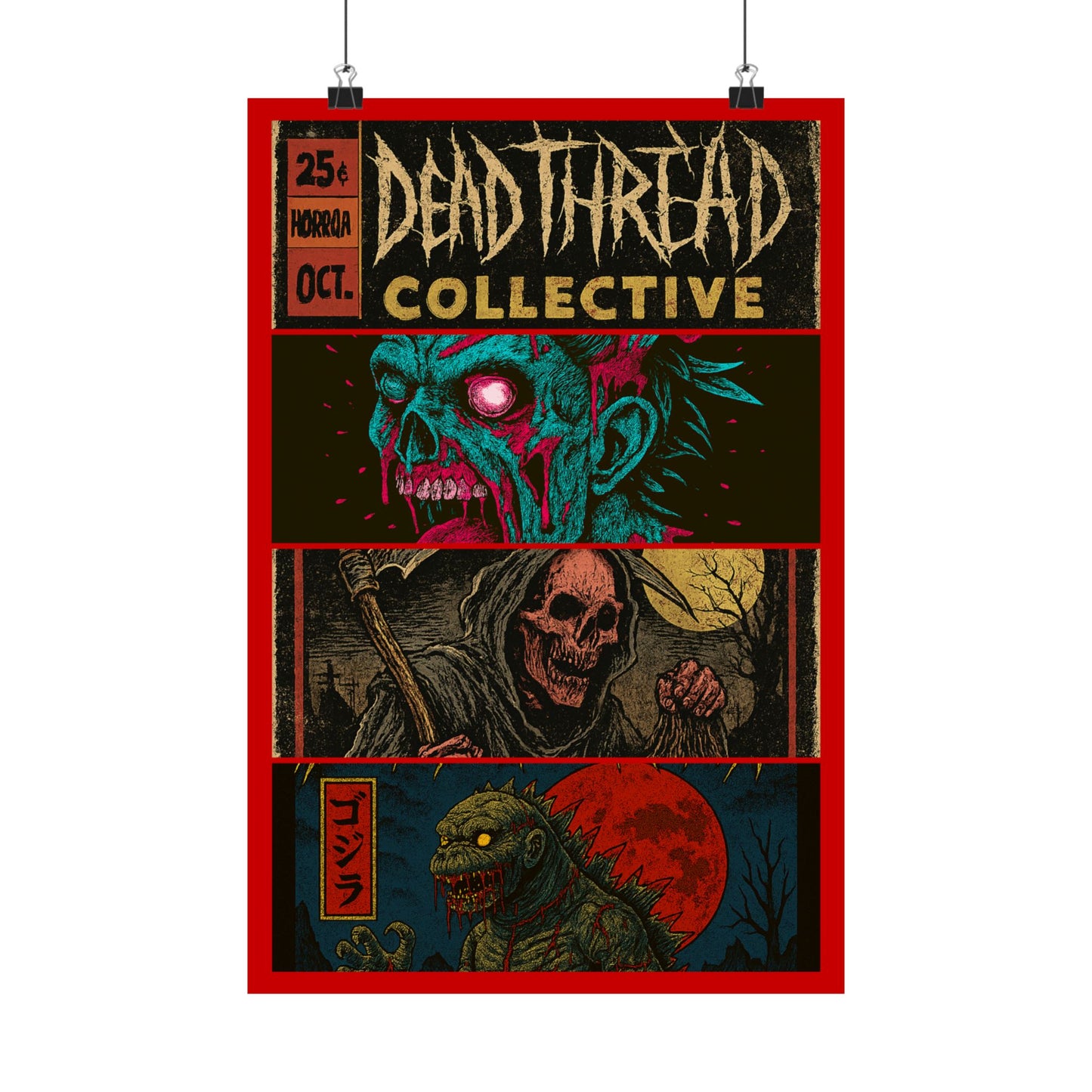 Original Dead Thread Collective Horror Poster