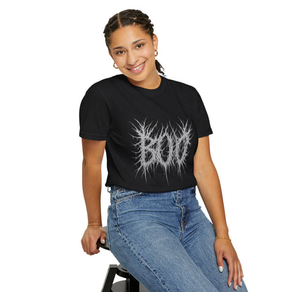 "Boo" Halloween Metal Style T-Shirt