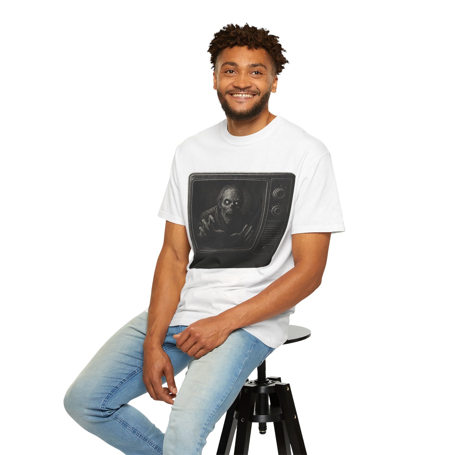 Horror TV Zombie Graphic T-Shirt