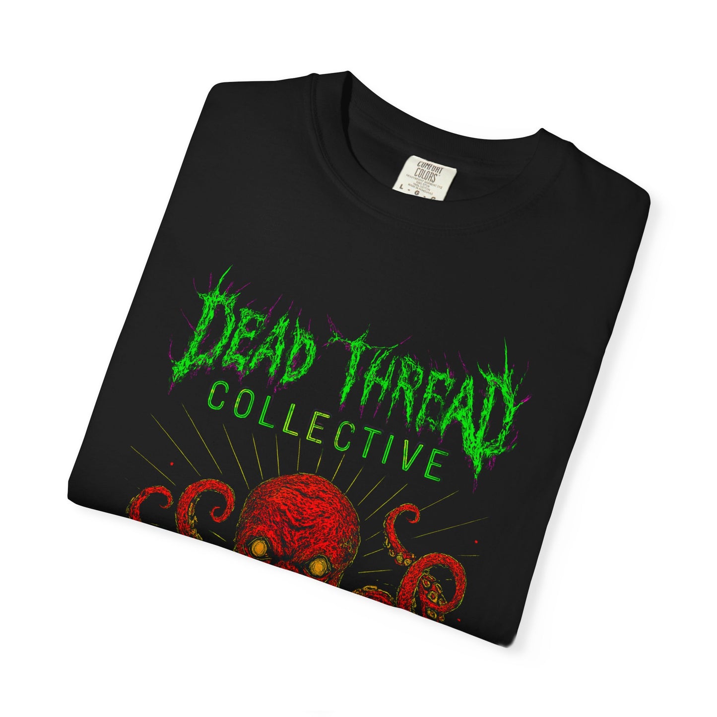 Red Tentacle Octopus Horror T-Shirt