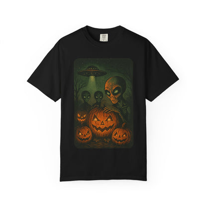 Alien Pumpkin Ritual T-shirt