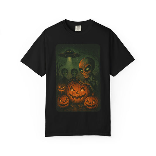 Alien Pumpkin Ritual T-shirt