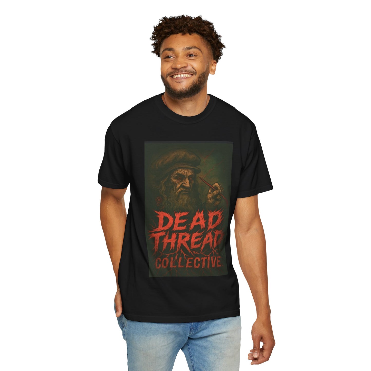 Leonardo Da Vinci Inspired Horror Graphic Tshirt