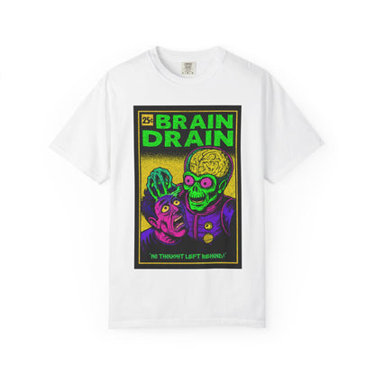 "Brain Drain" Comic Style Alien T-Shirt