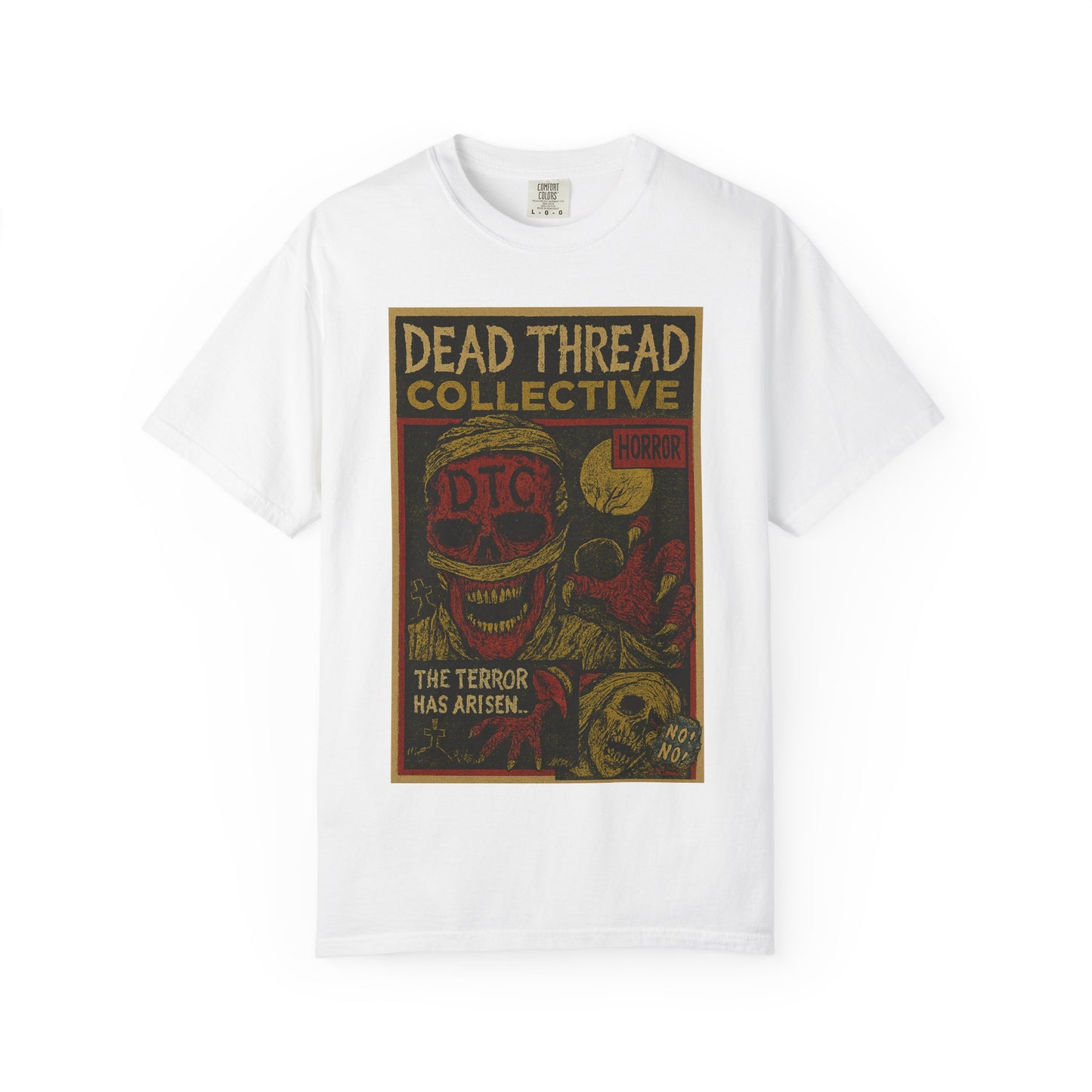 Comic Book Styled Horror Skull T-Shirt
