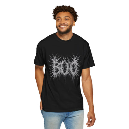 "Boo" Halloween Metal Style T-Shirt
