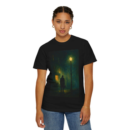 Mysterious Night Horror-Themed T-Shirt