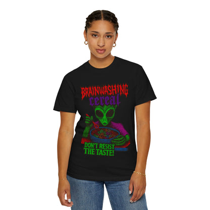 Alien Brainwashing Cereal T-Shirt