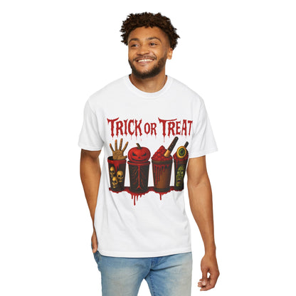 Black Trick or Treat Dark Humor T-shirt