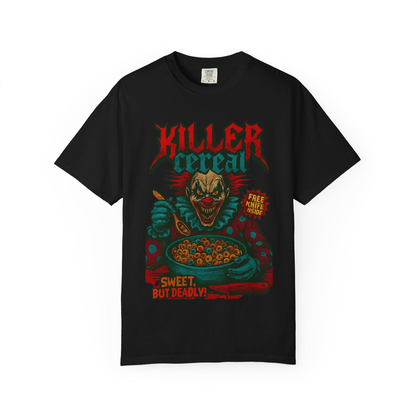 Killer Cereal Horror Clown T-Shirt