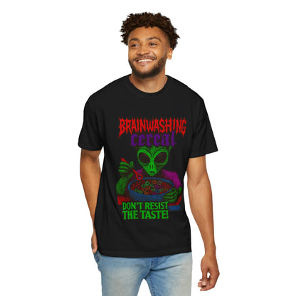 Alien Brainwashing Cereal T-Shirt