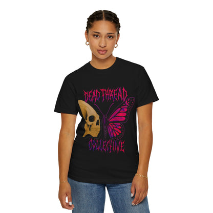 Skull & Butterfly Horror Themed T-Shirt
