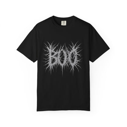 "Boo" Halloween Metal Style T-Shirt