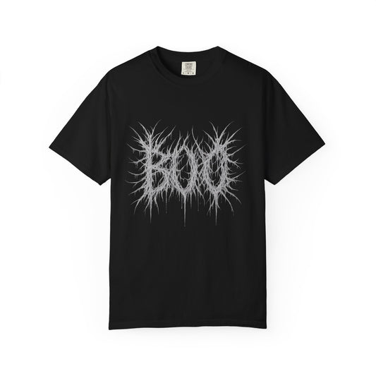 "Boo" Halloween Metal Style T-Shirt