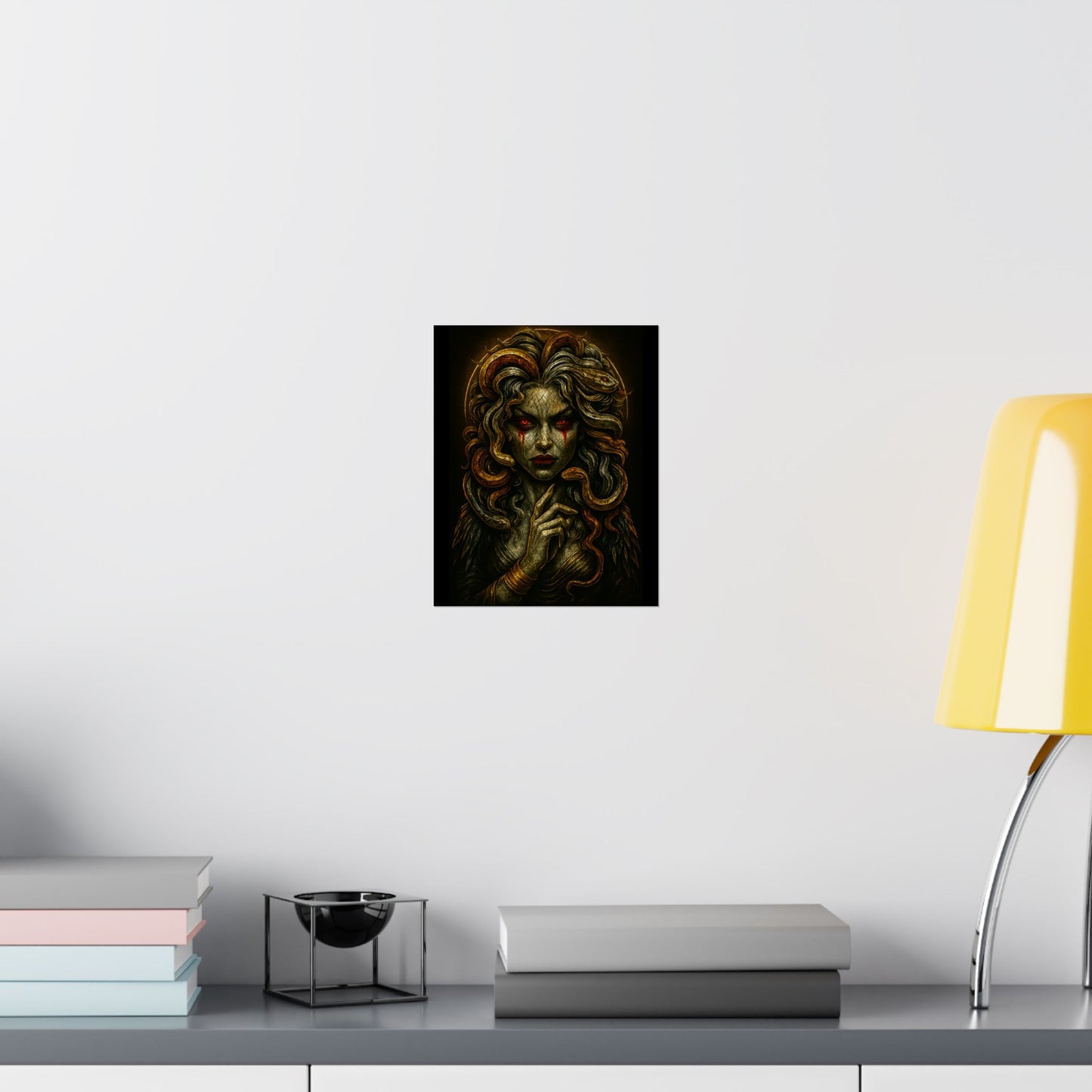 Medusa Horror Themed Graphic Poster
