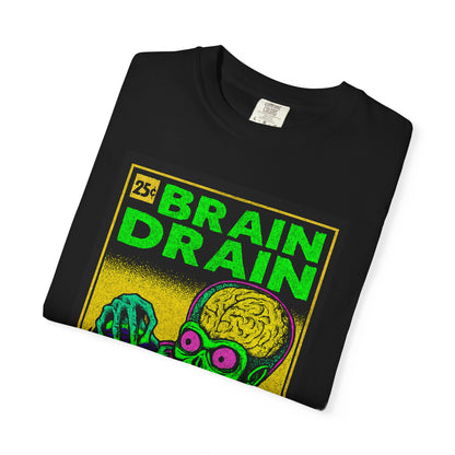 "Brain Drain" Comic Style Alien T-Shirt