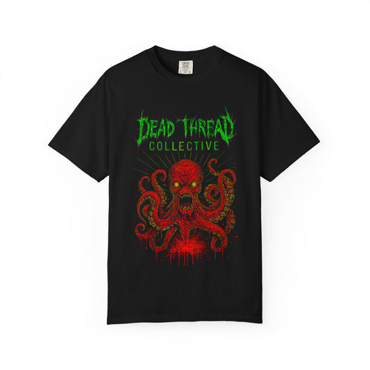 Red Tentacle Octopus Horror T-Shirt