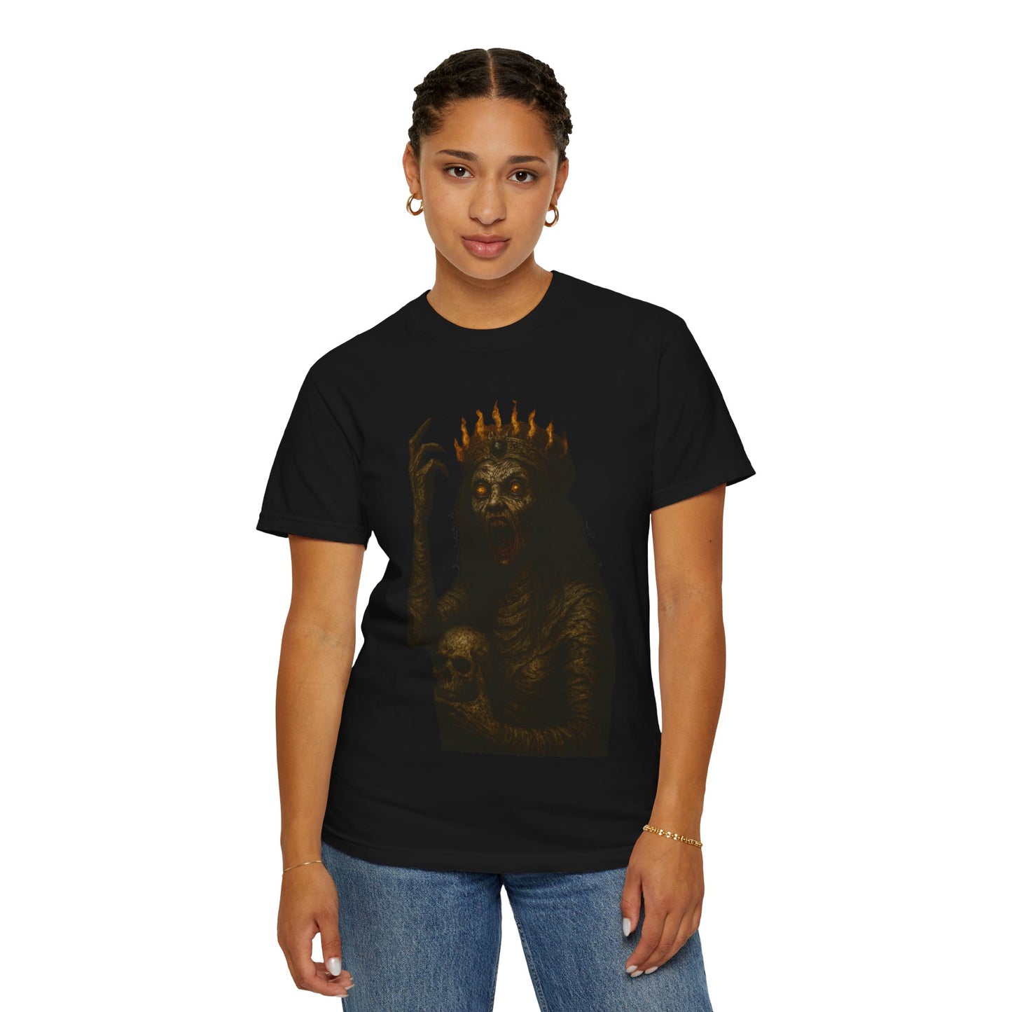Flame Crowned Undead Queen T-Shirt