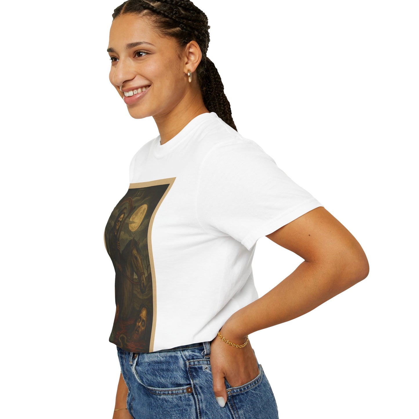 Death Tarot Card Graphic T-Shirt