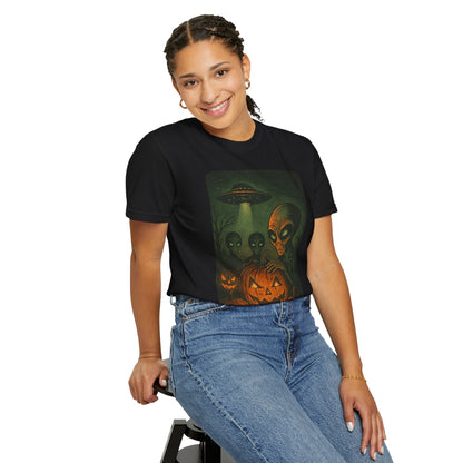 Alien Pumpkin Ritual T-shirt