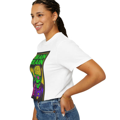 "Brain Drain" Comic Style Alien T-Shirt