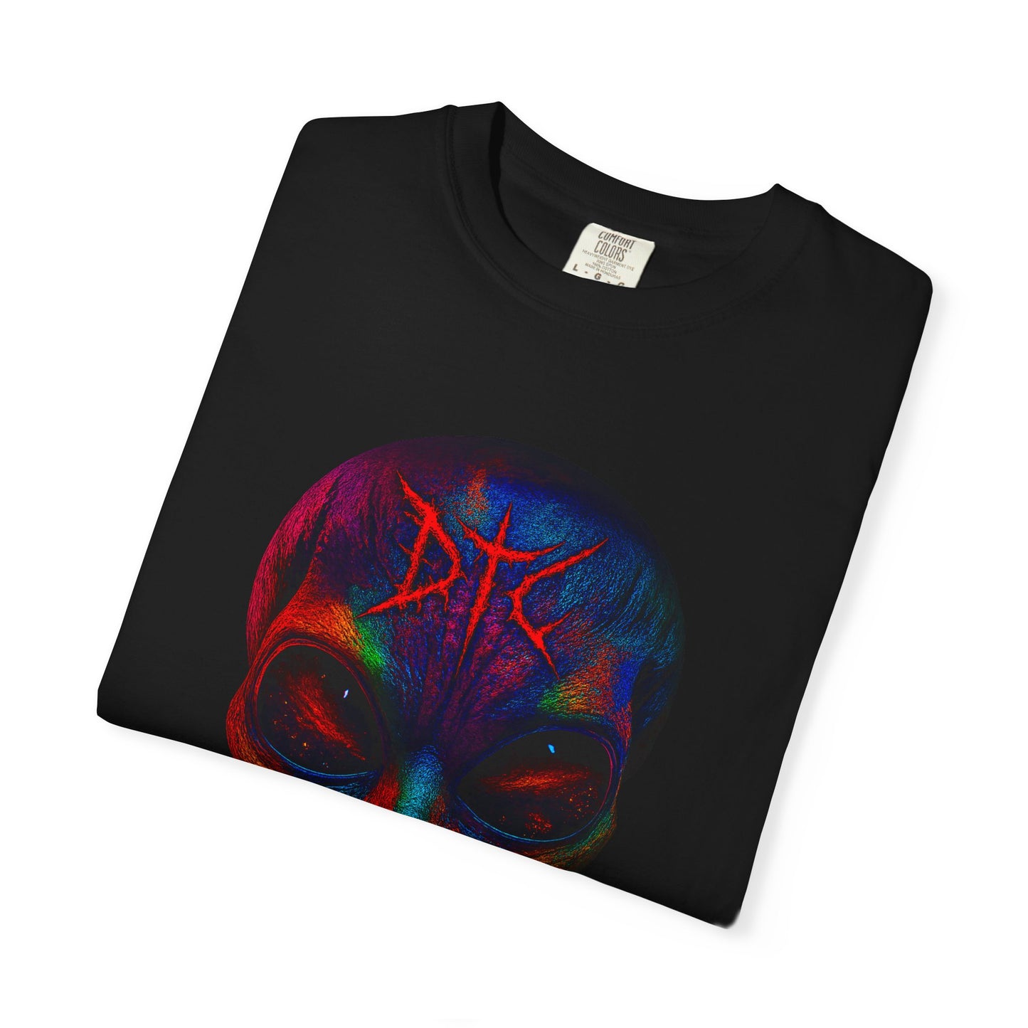 Vibrant Alien From the Void Graphic T-Shirt