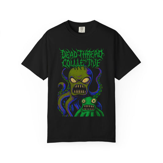 Neon Alien Monster Graphic T-Shirt