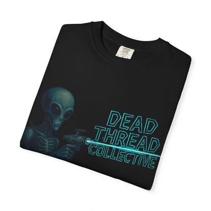 Alien Laser Beam Graphic T-Shirt