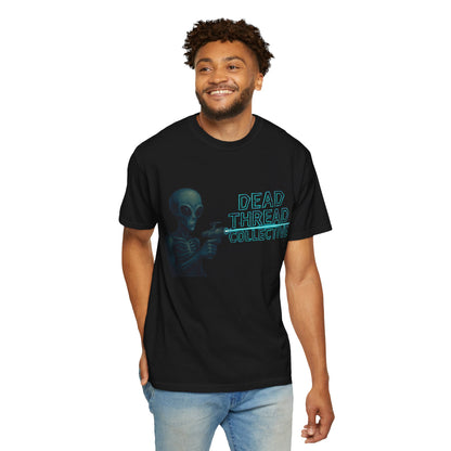 Alien Laser Beam Graphic T-Shirt