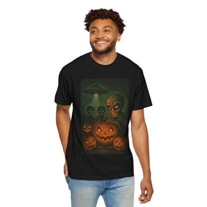 Alien Pumpkin Ritual T-shirt