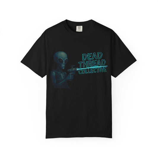 Alien Laser Beam Graphic T-Shirt
