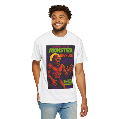 Bigfoot Horror Comic Book Style T-Shirt
