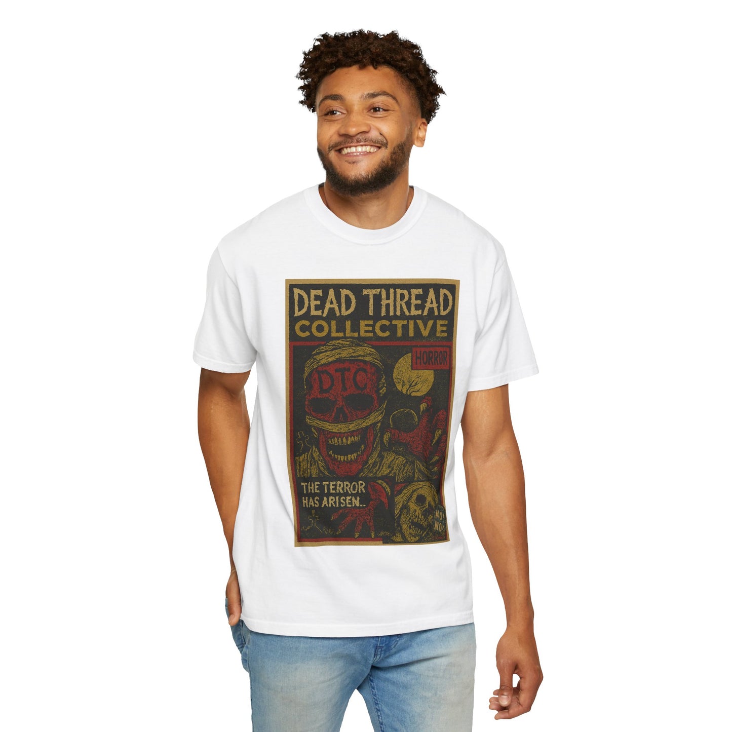 Comic Book Styled Horror Skull T-Shirt