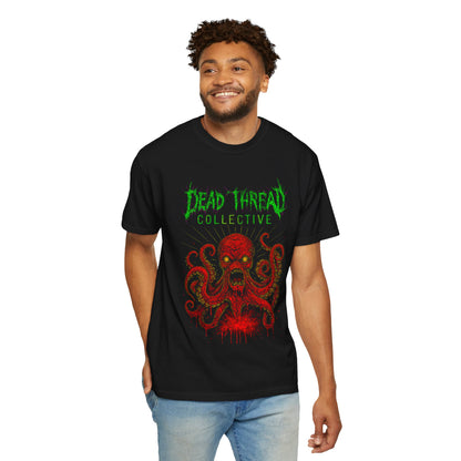 Red Tentacle Octopus Horror T-Shirt