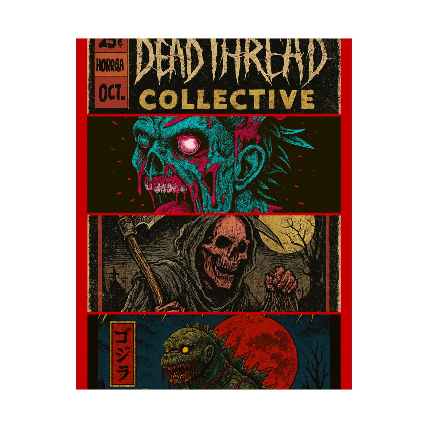 Original Dead Thread Collective Horror Poster